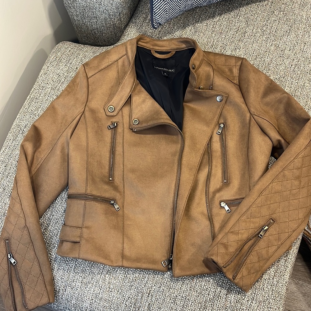 Banana Republic Suede Jacket Like New